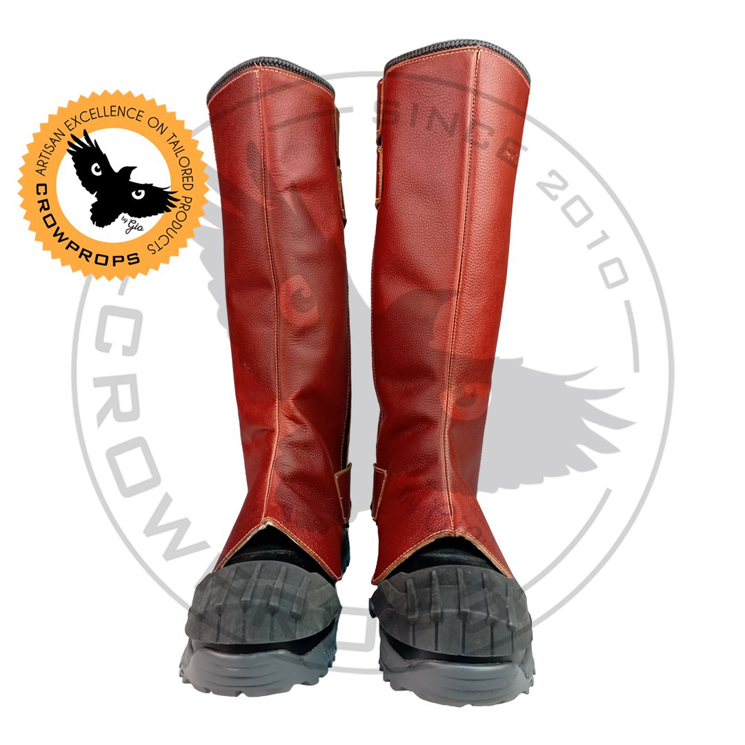 Boba Fett Long Boots, Gaiters and Toe Armor (from Book of Boba